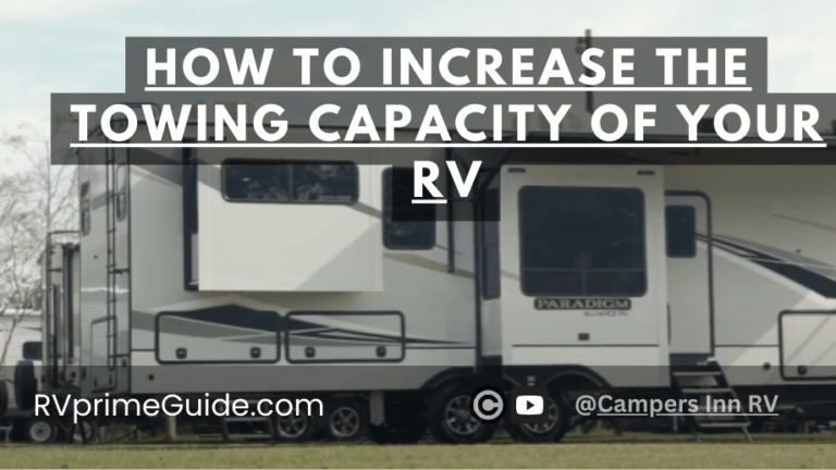 How to Increase the Towing Capacity of Your Motorhome