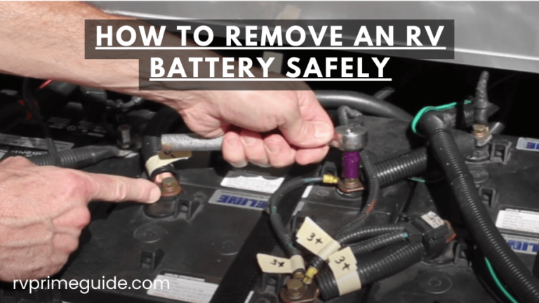 How to Remove an RV Battery Safely