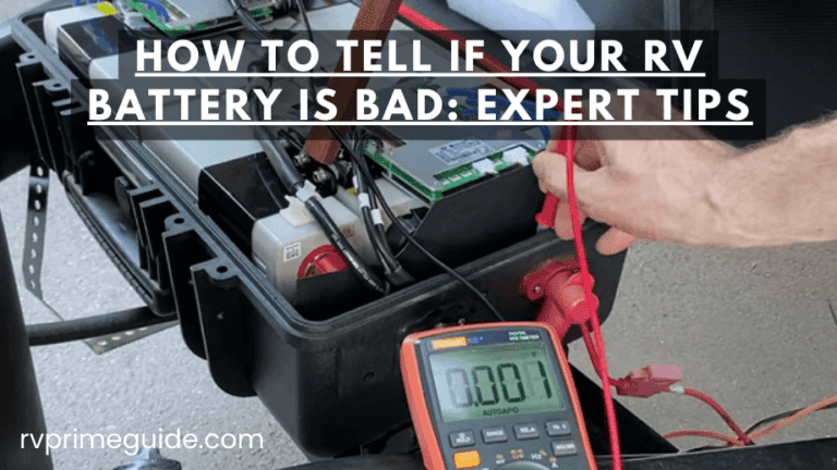 How to Tell If Your RV Battery Is Bad: Expert Tips