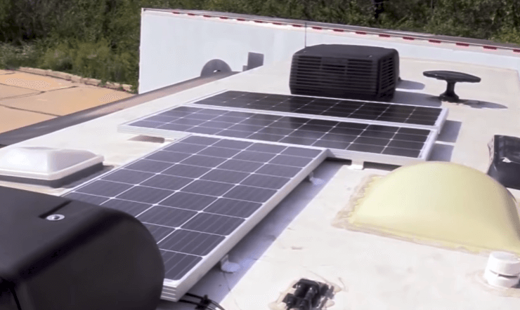 Charging rv with Solar Panels