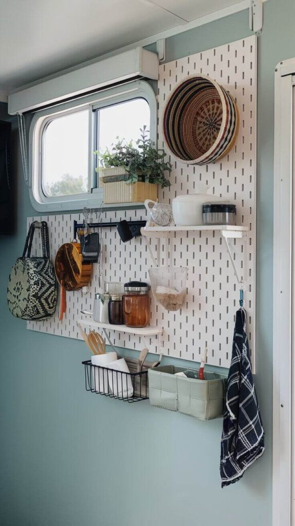 8. DIY Pegboard Organizer for Functional Decor 2